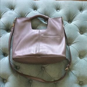 Grey Leather Sanctuary Purse